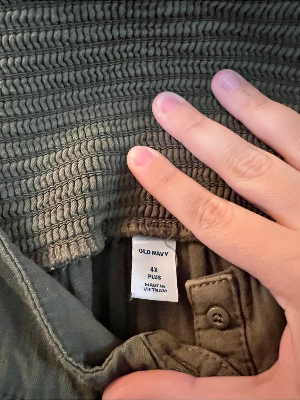 Old Navy Olive Green Cotton Jumpsuit - Picture 3 of 3